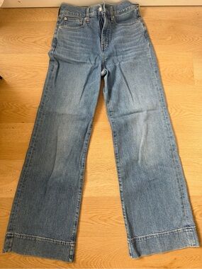 J. Crew Light Blue Wide-Leg Denim Jeans
